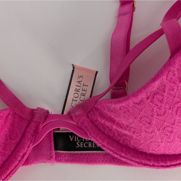 Victoria's Secret Pink Lace Bra - Picture 3 of 5